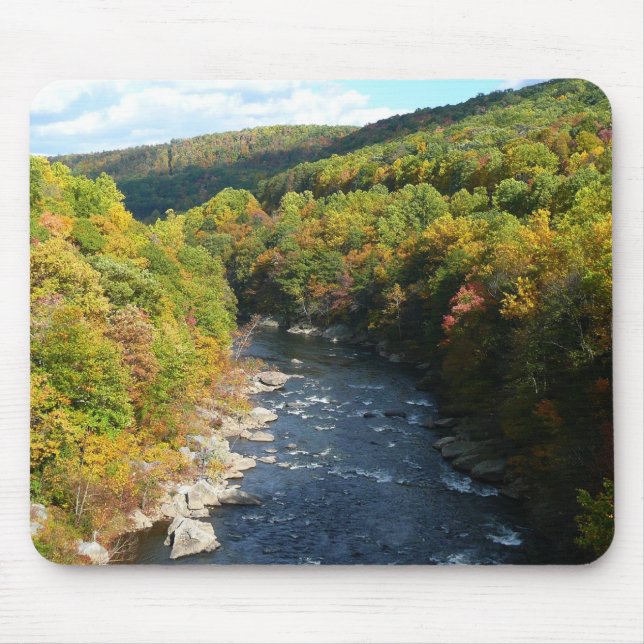 Tapis De Souris Ohiopyle River à l'automne I Pennsylvanie Automne (Devant)