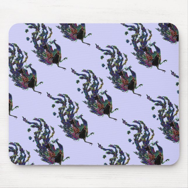 Tapis De Souris Oiseau chanceux (Devant)