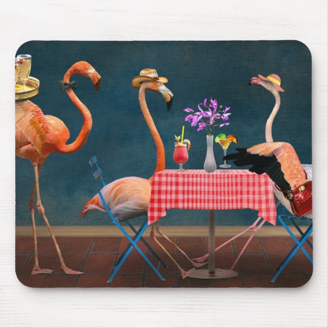 Tapis De Souris Oiseau - Flamant - Tables de marche (Devant)