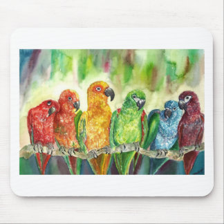Tapis De Souris Oiseaux tropicaux