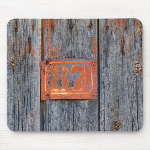 Tapis De Souris Old Grunge Rusty Metal House Numéro 87 Photo