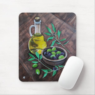 Tapis De Souris Olivas de Andalucía Peinture par Alfred Fox