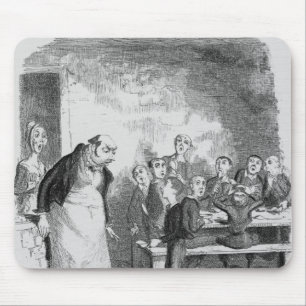 Tapis De Souris Oliver demandant plus