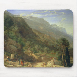 Tapis De Souris Oliveraies chez Varenna, lac Como, Italie, 1861 (o