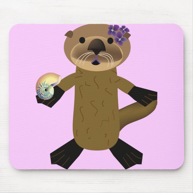 Tapis De Souris Olivia Otter (Devant)