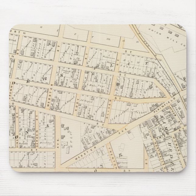 Tapis De Souris Olneyville Providence Rhode Island (Devant)