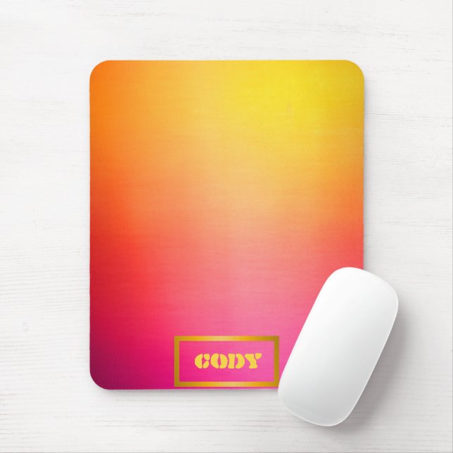 Tapis De Souris Ombre personnalisable Sunset Glow (Avec souris)