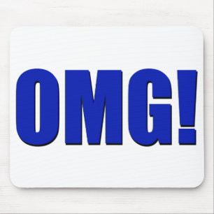 Tapis De Souris OMG ! Mousepad bleu