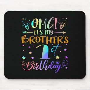 Tapis De Souris Omg Ses Frères 1er Anniversaire Doux 1 Ans