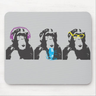 Tapis De Souris On Entend, On Parle, On Voit Des Choses