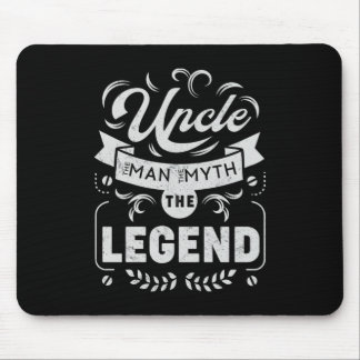 Tapis De Souris Oncle L'homme le mythe la légende