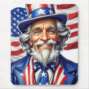 Tapis De Souris Oncle Sam USA