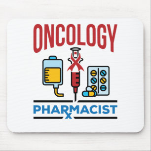 Tapis De Souris Oncologie Pharmaciste Cancer Care Équipe de pharma