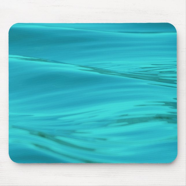 Tapis De Souris Ondulations bleues de l'eau d'été d'Aqua frais (Devant)