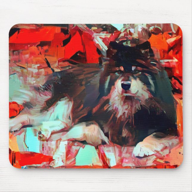 Tapis De Souris ONNI BEAR -LAPPHUND FINLANDAIS - Mousepad (Devant)