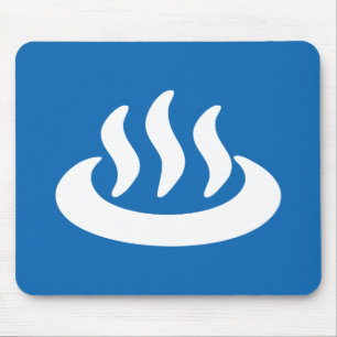 Tapis De Souris Onsen ♨ Hot Spring 温 泉 Japonais