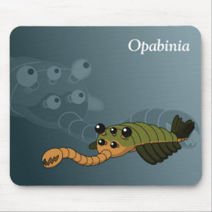 Tapis De Souris Opabinia - Animal préhistorique