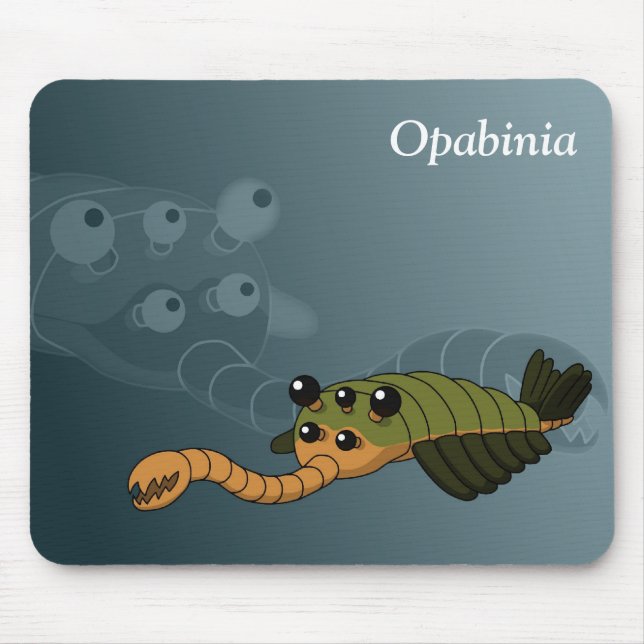 Tapis De Souris Opabinia - Animal préhistorique (Devant)