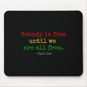 Tapis De Souris Opal Lee Junet1865 Black Independence Emanci