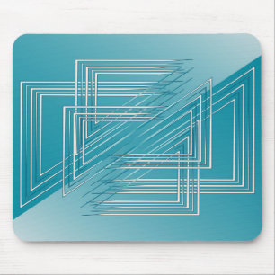 Tapis De Souris Opal Turquoise blanc