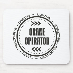 Tapis De Souris Opérateur de grue Extraordinaire