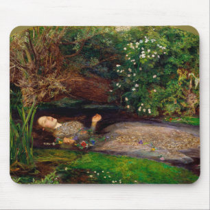 Tapis De Souris Ophélie, John Everett Millais, 1851-1852