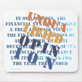 Tapis De Souris "Opinion sans réserve "