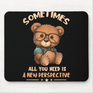 Tapis De Souris Opticien Ours Nouvelle Perspective Ophtalmologue O