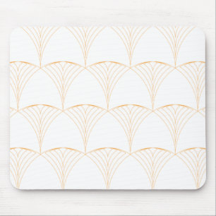 Tapis De Souris Or, élégant simple et luxueux motif traditionnel