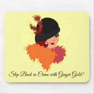 Tapis De Souris Or Mousepad de gingembre