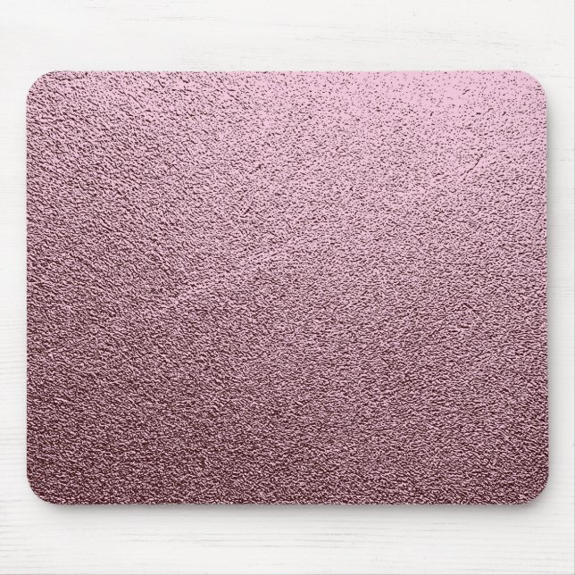 Tapis De Souris Or rose métallique (Devant)
