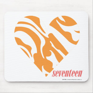Tapis De Souris Orange 2 de zèbre