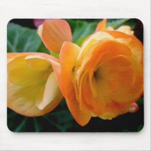 Tapis De Souris Orange Begonia Mousepad