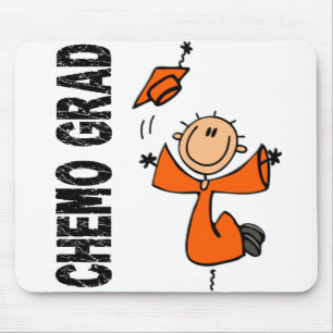 Tapis De Souris Orange DIPLÔMÉ 1 (leucémie) de CHIMIO