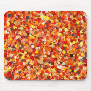 Tapis De Souris Orange Dot Mousepad