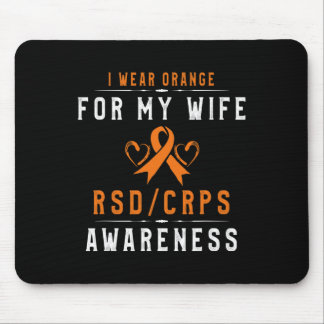 Tapis De Souris Orange Ribbon Crpsrsd Sensibilisation Pour La Femm