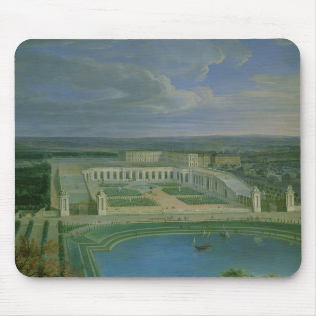 Tapis De Souris Orangerie et le château à Versailles, 1696 (Devant)