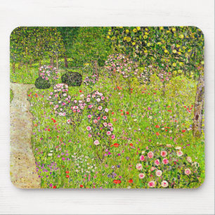 Tapis De Souris Orchard Gustav Klimt avec Rose
