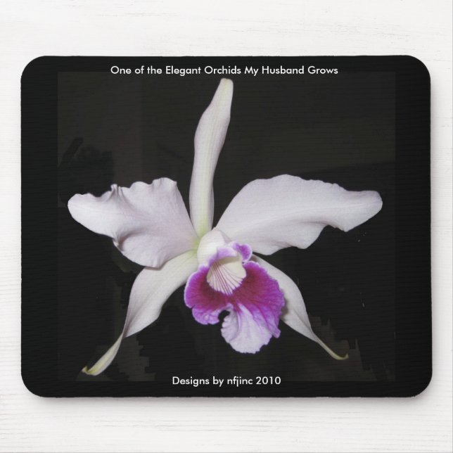 Tapis De Souris Orchidée élégante Mousepad 1 (Devant)
