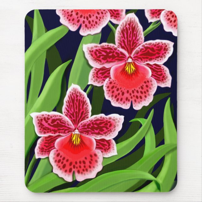 Tapis De Souris Orchidées Mousepad d'Odontoglossum (Devant)