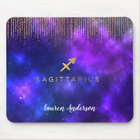 Ordinateur Mousepad de signe de zodiaque de