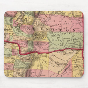 Tapis De Souris Oregon et le territoire de Washington