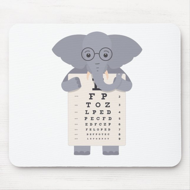 Tapis De Souris Organigramme de l'éléphant (Devant)
