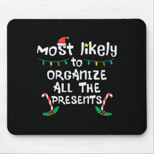 Tapis De Souris Organiser Présents Noël Noël Noël Noël Famille