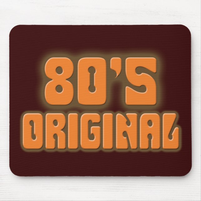 Tapis De Souris original Mousepad des années 80 (Devant)