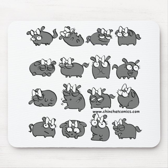 Tapis De Souris Original Rolo de ChinChatcomics (Devant)