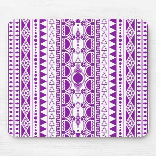 Tapis De Souris Ornement de Bohême 30122020 Violet (Devant)