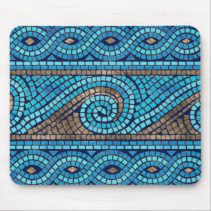 Tapis De Souris Ornement de mosaïque grecque