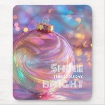 Ornement de Noël holographique
