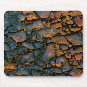 Tapis De Souris Os de dinosaure d'Orange Petrifié